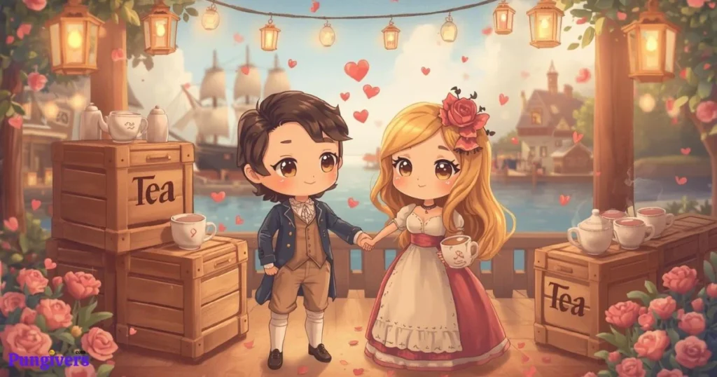 Romantic Boston Tea Party Puns