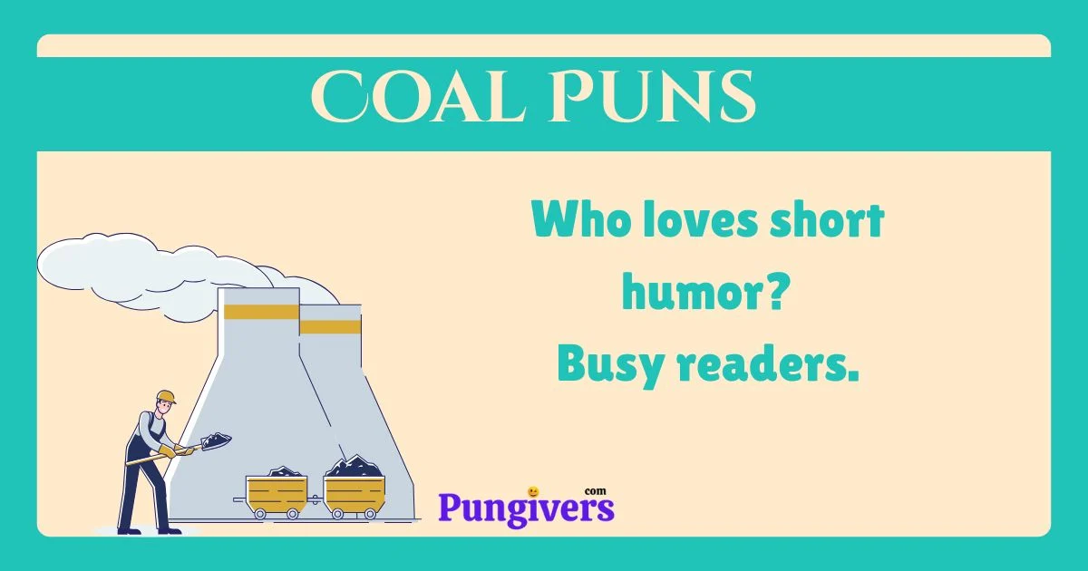 Coal Puns