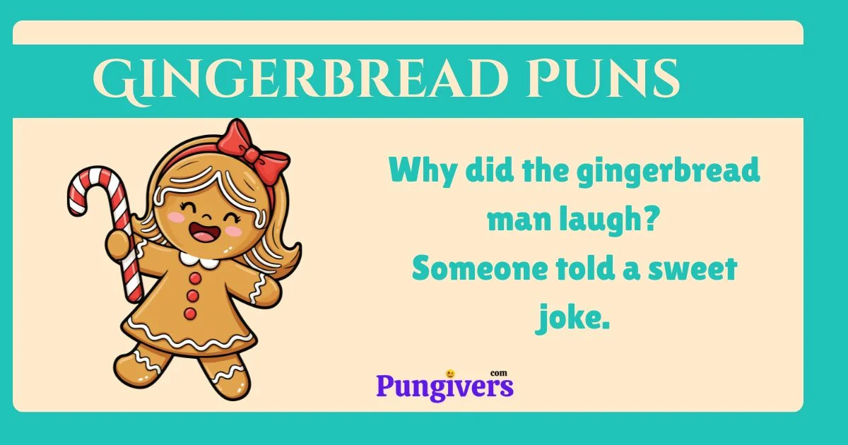 245+ Funny Gingerbread Puns That Sweeten Your Day 2026